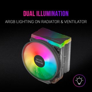 ✨ - MarsGaming ventilador MCPU44 dual argb silent