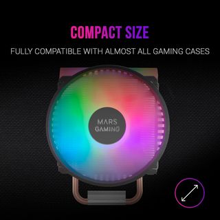 ✨ - MarsGaming ventilador MCPU44 dual argb silent