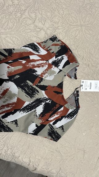 Vestido midi estampado