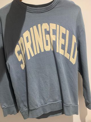 Sudadera Springfield azul