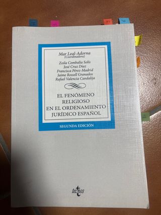 El fenómeno religioso en el ordenamiento jurídi...
