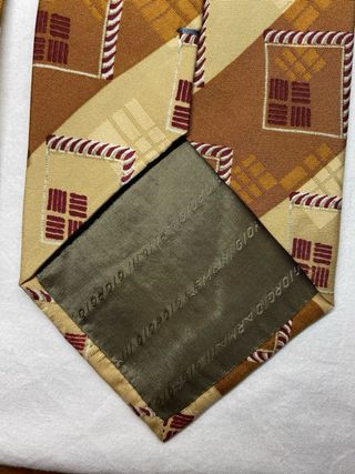 Corbata estampada vintage seda Giorgio Armani 