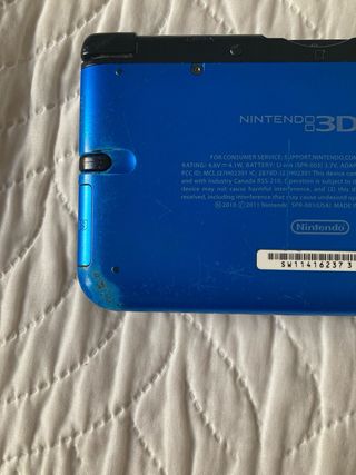 Nintendo 3DS XL Azul con Juegos