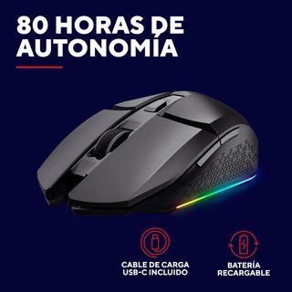 ✨ - Trust Gaming GXT 110 Felox Ratón Inalámbrico G