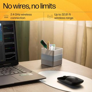 ✨ - HP Z3700 - Ratón inalámbrico (1200 PPP, Tecnol