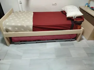 Cama nido con cama supletoria