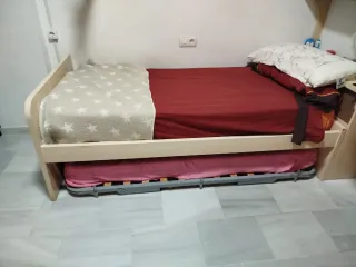 Cama nido con cama supletoria