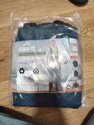 Pantalón esquí infantil Crivit reciclado T6-8