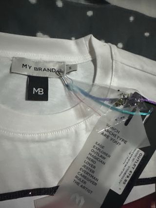 Camiseta MY BRAND Blanca Talla M
