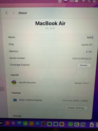 MacBook Air M1 8GB/256GB
