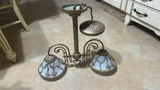 Lámpara de techo vintage 2 luces