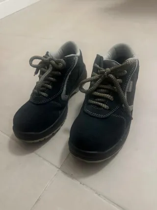 Zapatos de seguridad negros mujer 