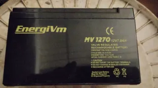 Baterías Upower 12V 7AH AGM
