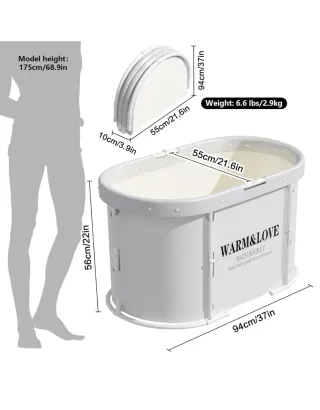 Bañera Plegable Portátil para Adultos