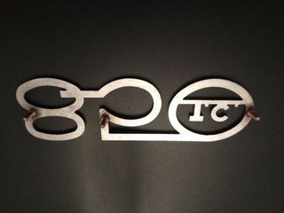 Letrero 850 TTC Seat Fiat 600 Abarth