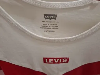 Camiseta Levi's Blanca Talla XS