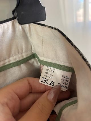 Pantaloni Blukey jacquard floreali