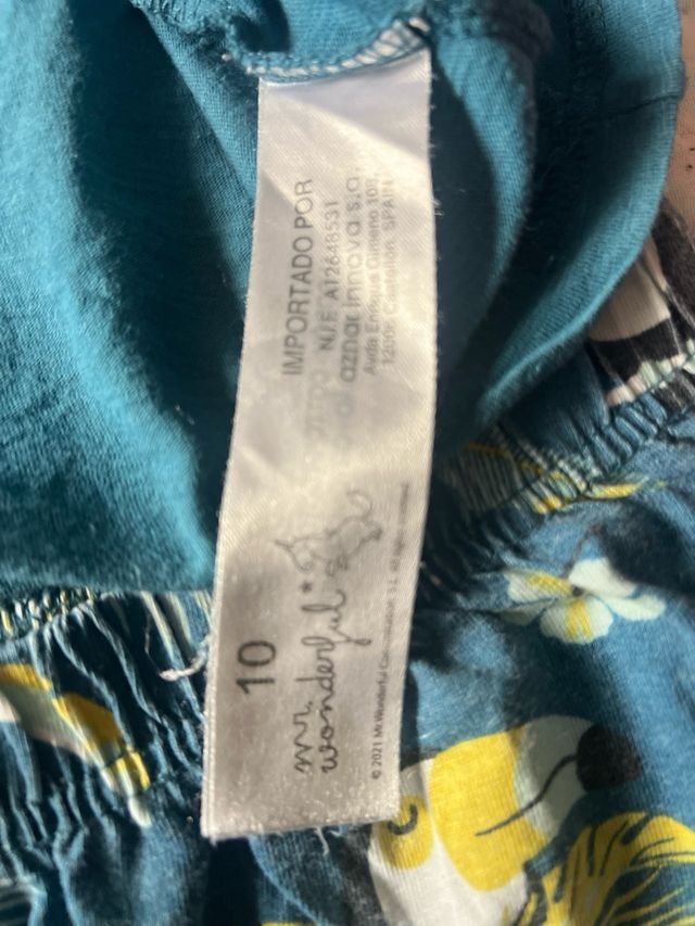 Pijama Verano Niño 10 Años Wonderful