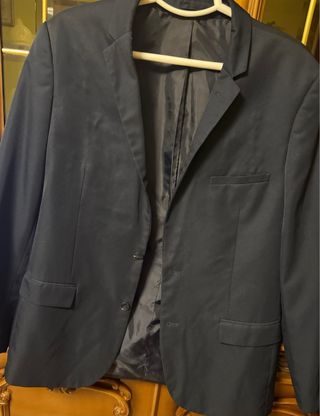 Chaqueta Kiabi Talla 52 azul marino