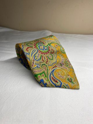 Corbata paisley seda vintage de Christian Dior