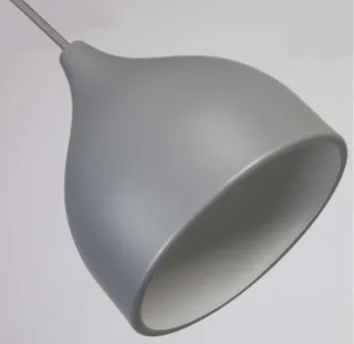 Lámpara Colgante Negra de Techo con Pantalla Estil