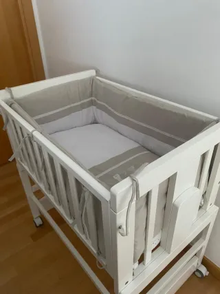 Minicuna colecho blanca