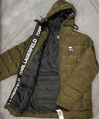 Abrigo Karl Lagerfeld Verde