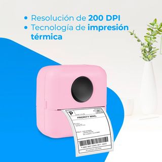 ✨ - NK Impresora Fotográfica Portátil con 5 Rollos
