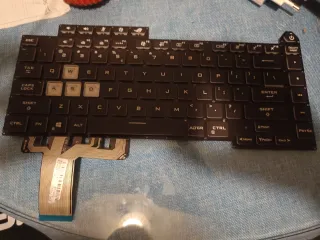 Teclado retroiluminado para portátil