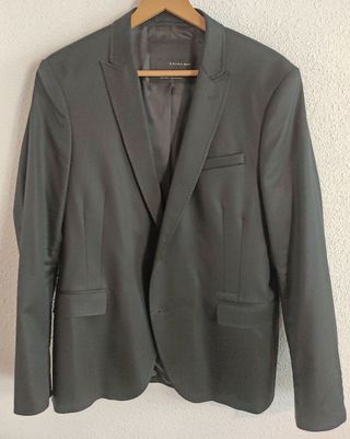 Americana Zara Man Gris Talla L/54