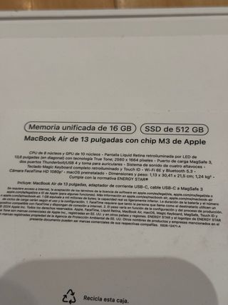 MacBook Air 13 Gris Espacial