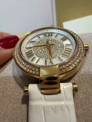 Reloj Michael Kors Dorado y Blanco
