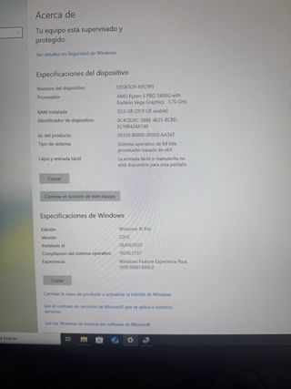 PC Gaming Ryzen 5 Pro RTX 1650 32GB RAM