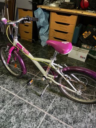 Bicicleta Infantil BTWIN 24 Morado
