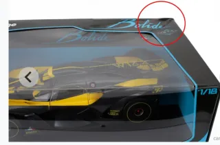 Box danneggiato 
Burago 1/18 Bugatti Bolide