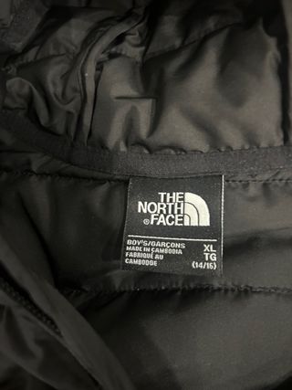 Chaqueta The North Face Negra talla 14/16