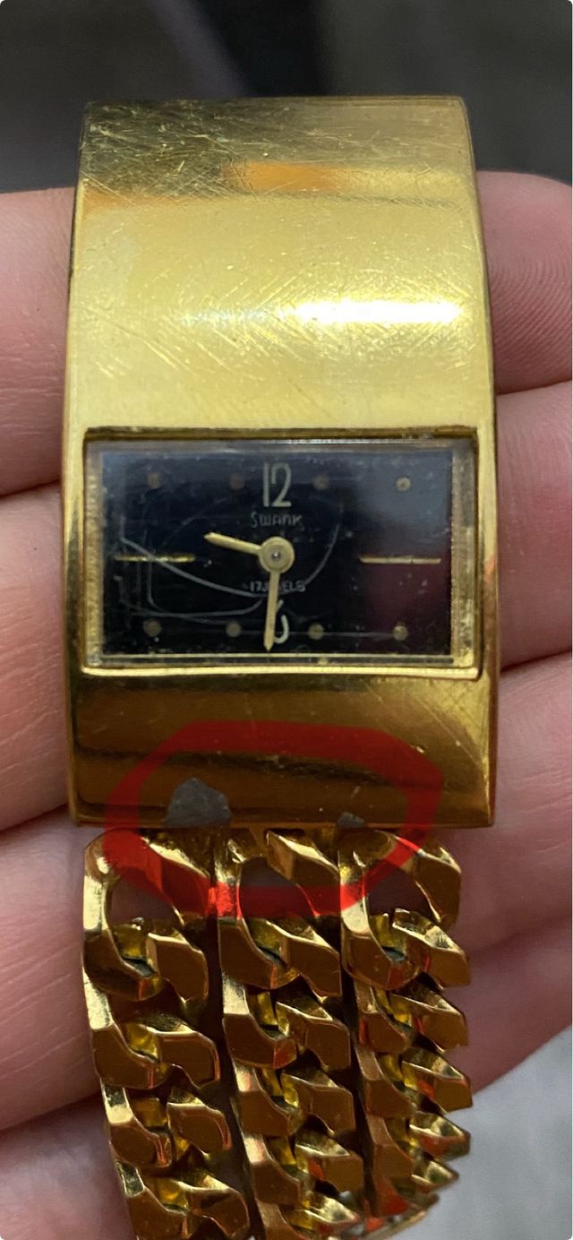 Orologio Vintage Swank Dorato