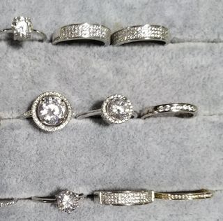 Anillo Plata 925 Circon Talla Diamante