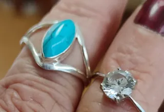 Anillo Plata 925 Circon Talla Diamante