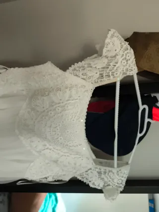 Vestido de Comunión Blanco Encaje 12:13 años 