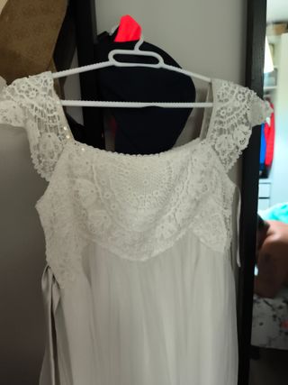 Vestido de Comunión Blanco Encaje 12:13 años 