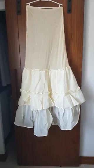 Vestido de Novia Rosa Clará Beige