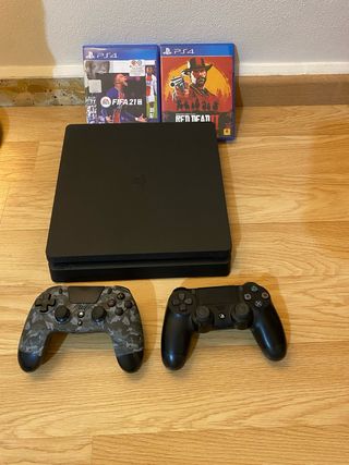 PS4 1TB + 2 Mandos (Poco Uso)