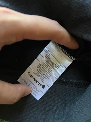Sudadera Carhartt Workwear Negra Talla XXL