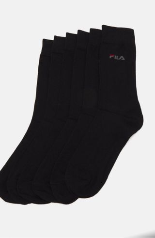 Calcetines deportivos Fila negros talla 43/46 
