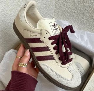 Adidas Samba Beige/Morado