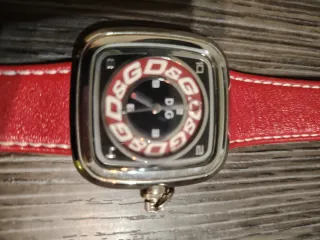 Reloj D&G Unisex Negro y Rojo