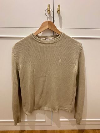 Jersey Thomas Burberry Beige Mujer