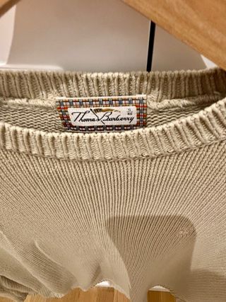 Jersey Thomas Burberry Beige Mujer