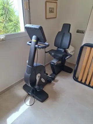 Bicicleta Estática Technogym Reclinada